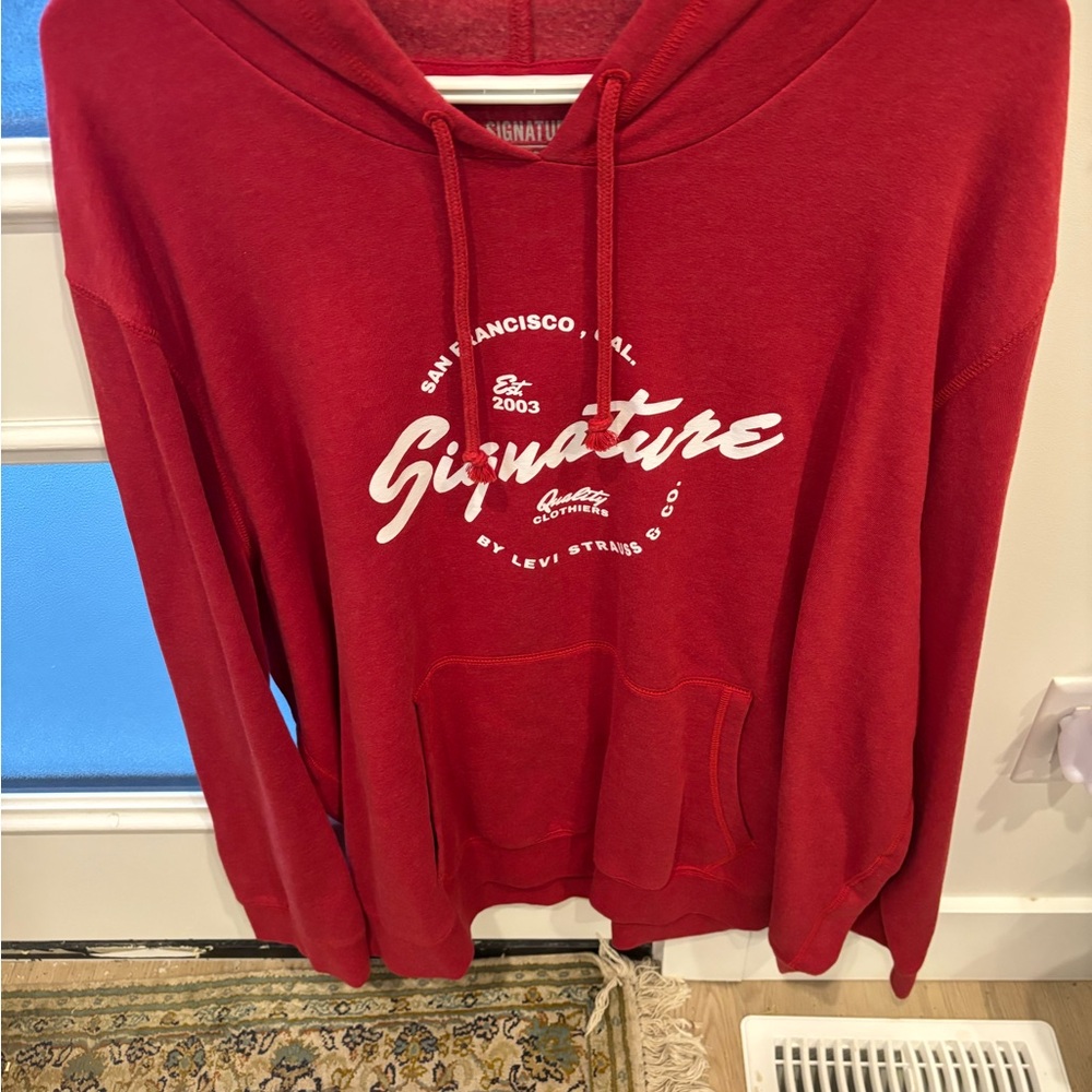 Levi's Red Signature Hoodie
